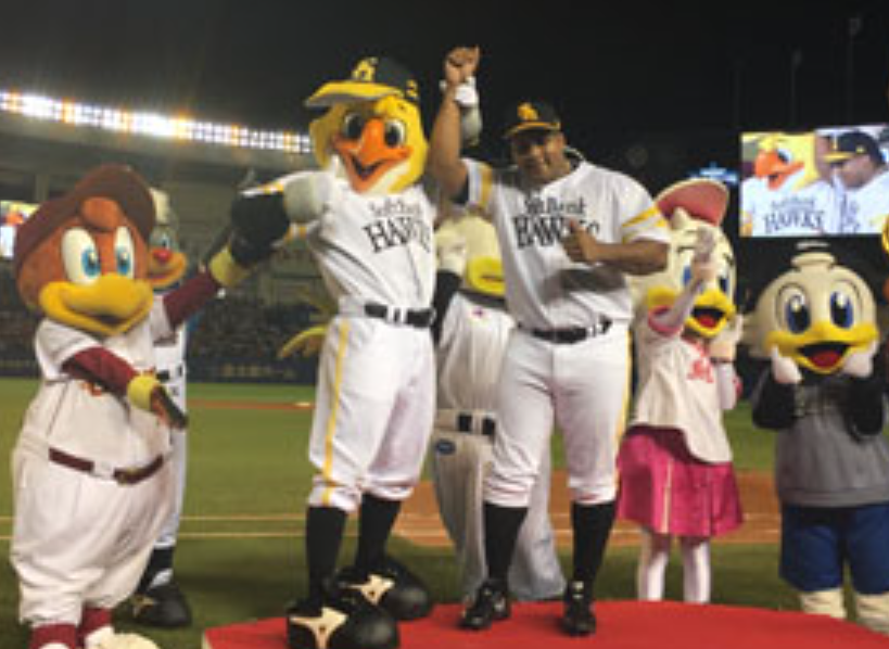 ⚾️野球選手とマスコットの交流が見たい⚾️