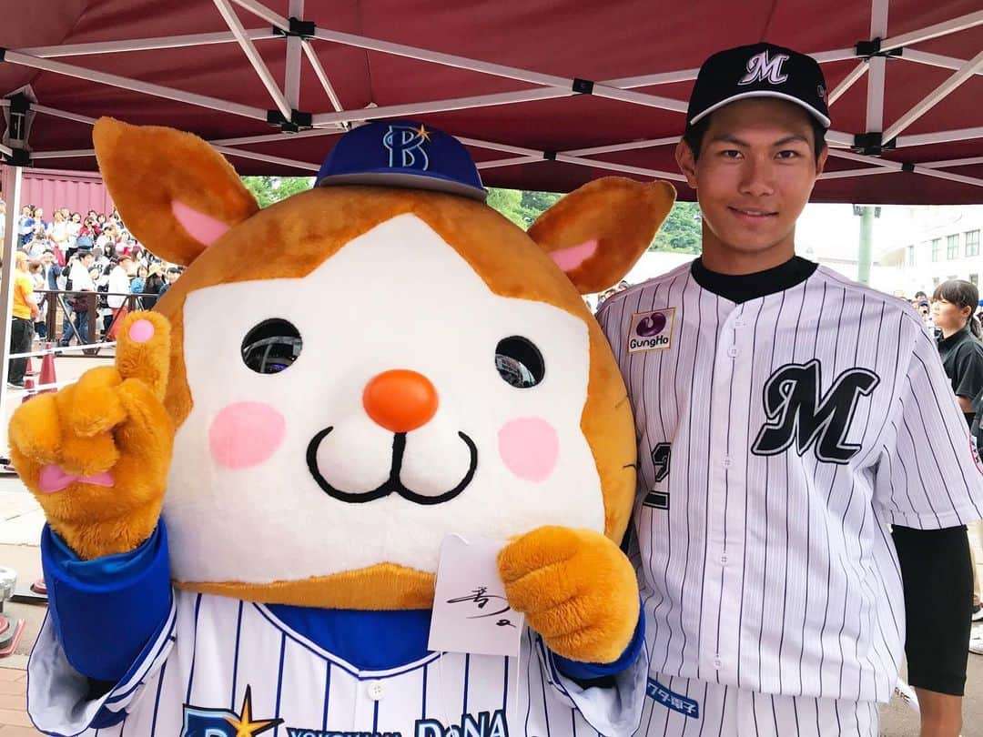 ⚾️野球選手とマスコットの交流が見たい⚾️