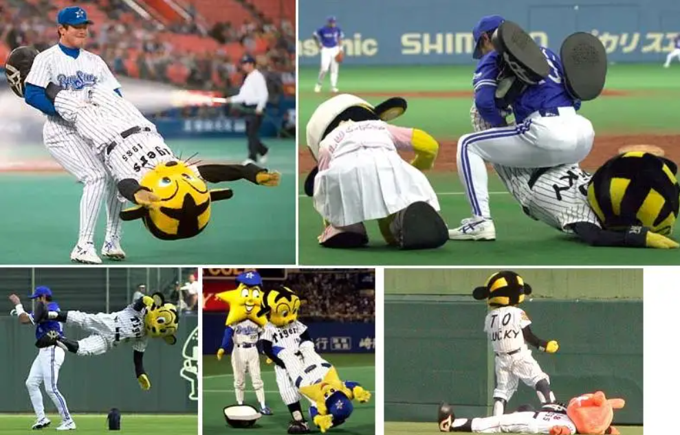 ⚾️野球選手とマスコットの交流が見たい⚾️