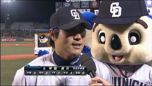 ⚾️野球選手とマスコットの交流が見たい⚾️