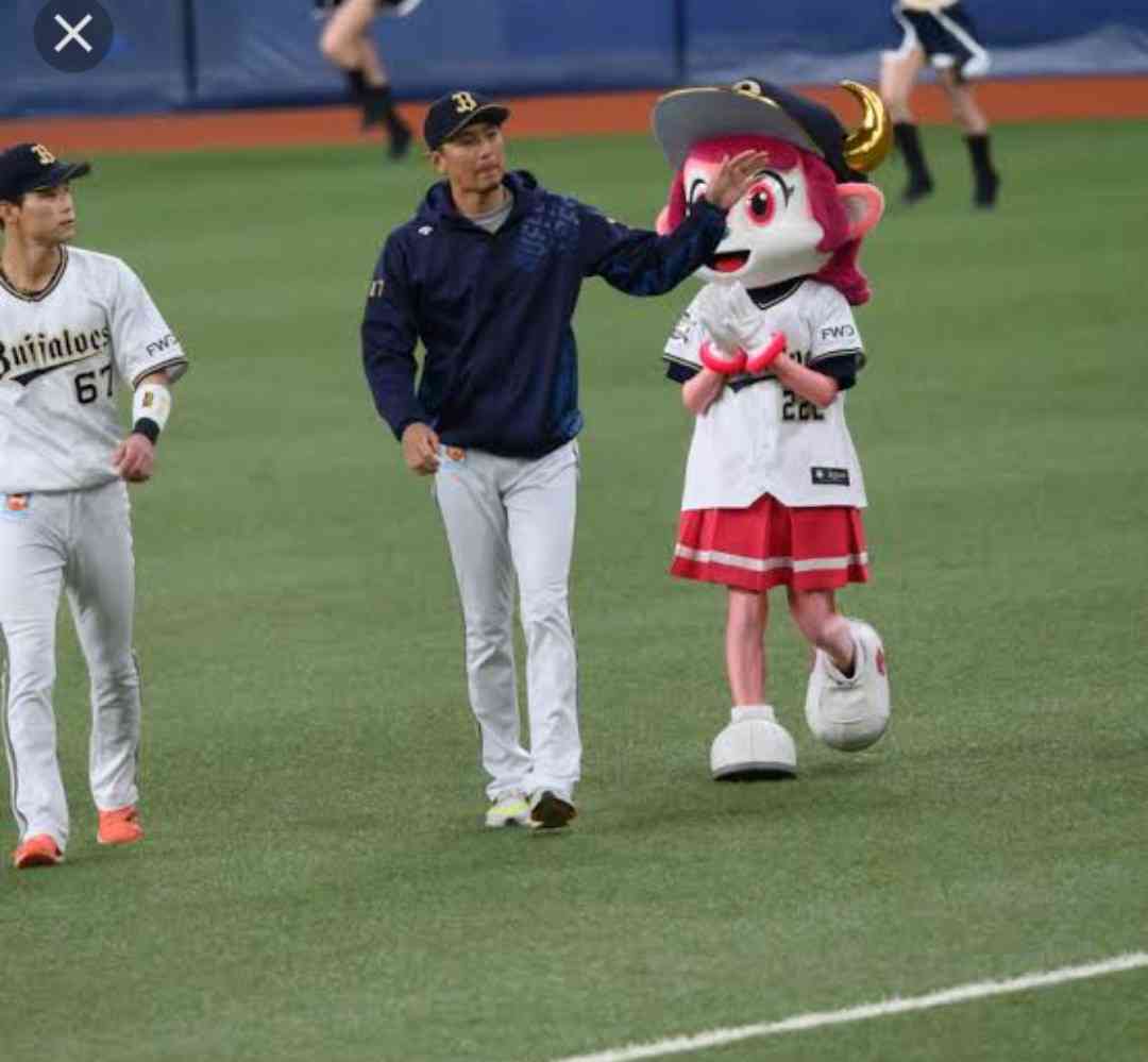 ⚾️野球選手とマスコットの交流が見たい⚾️