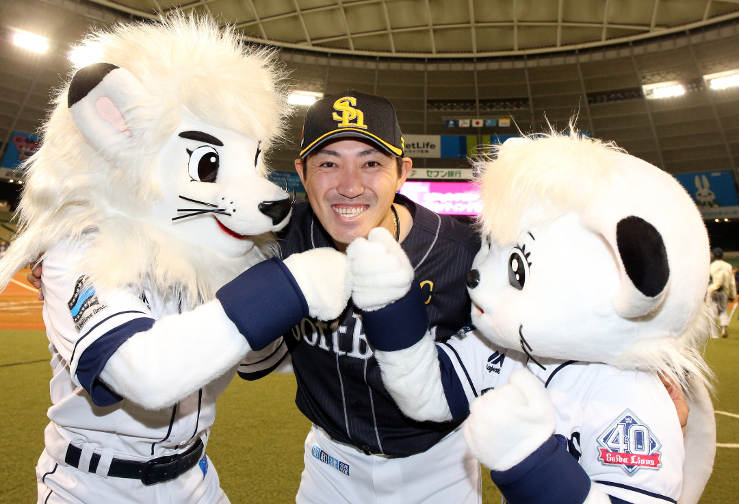 ⚾️野球選手とマスコットの交流が見たい⚾️
