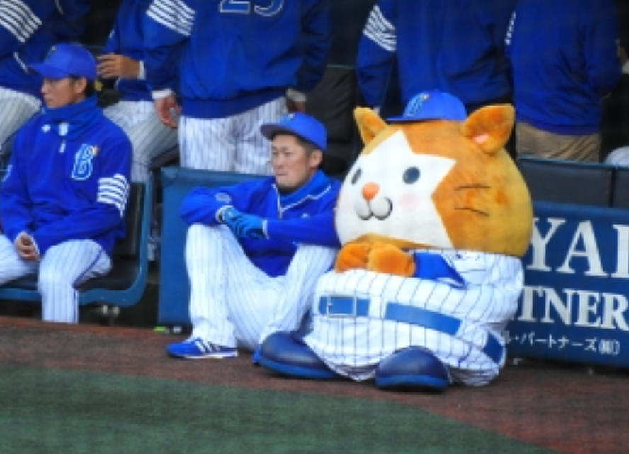 ⚾️野球選手とマスコットの交流が見たい⚾️
