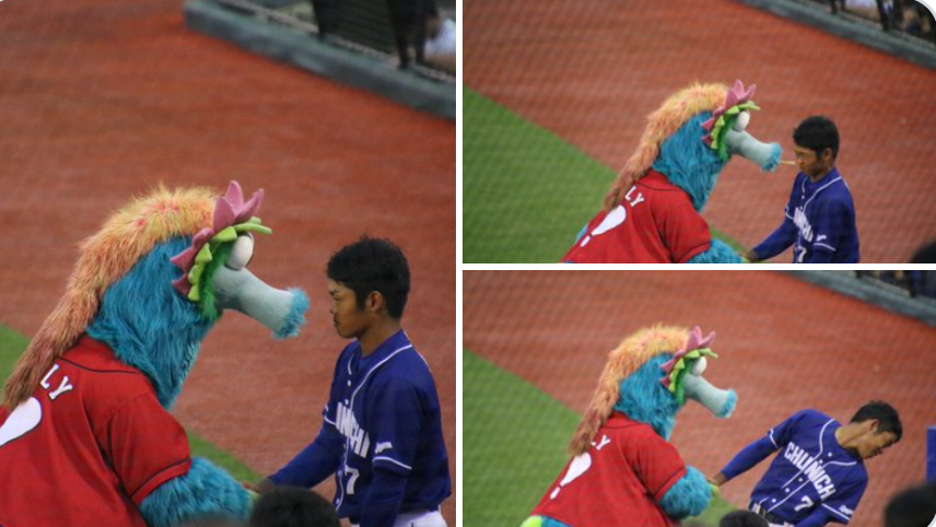 ⚾️野球選手とマスコットの交流が見たい⚾️