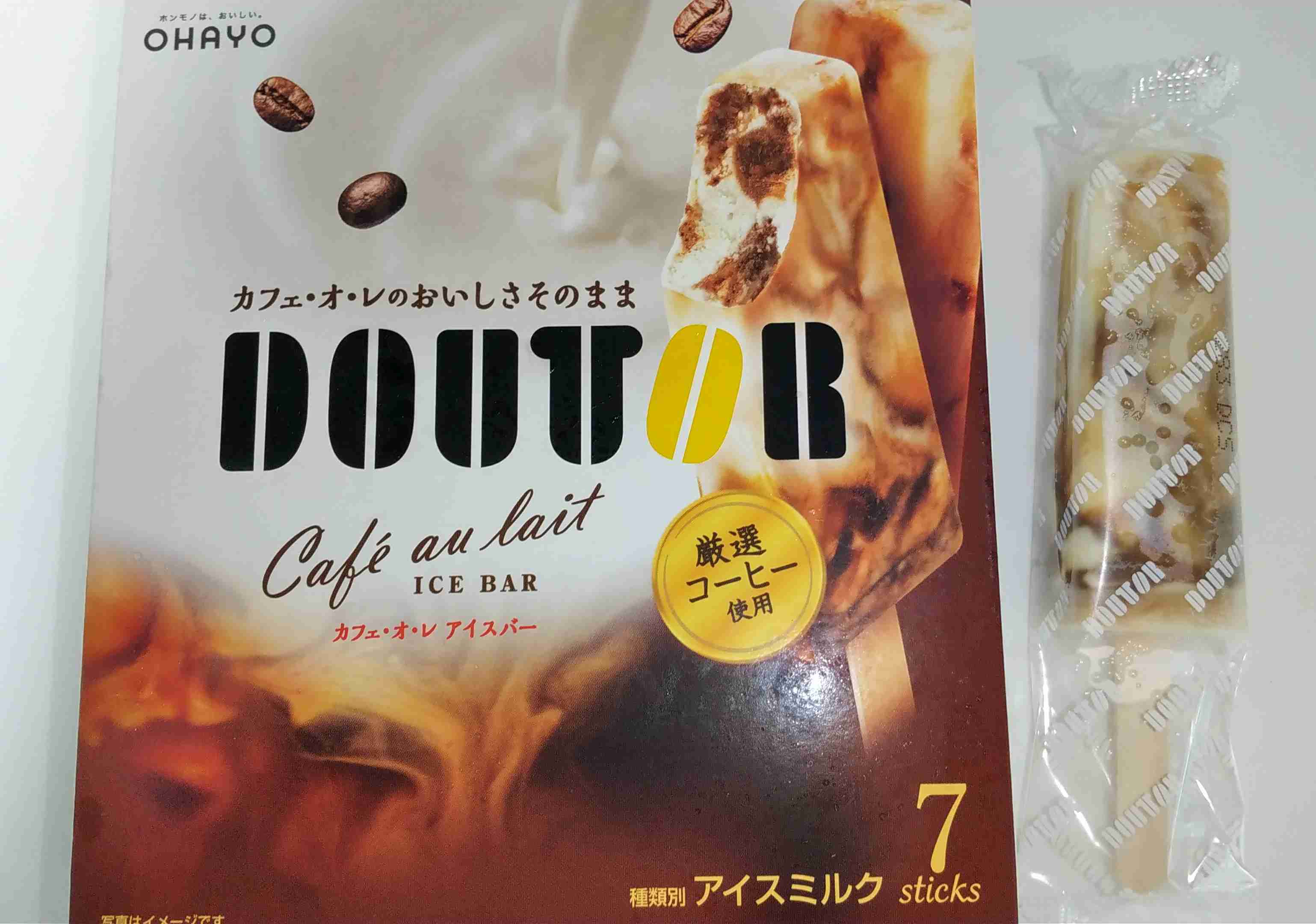 ドトールの新アイスバー「キャラメルナッツカフェ・ラテ」登場 コーヒー感UPのアイスにキャラメルチョコ