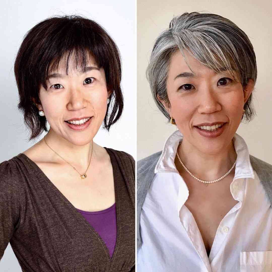 グレーヘアで注目の手塚理美さん　還暦までに黒→茶→白「ふふふ」