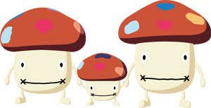 色々なきのこの画像が見たい