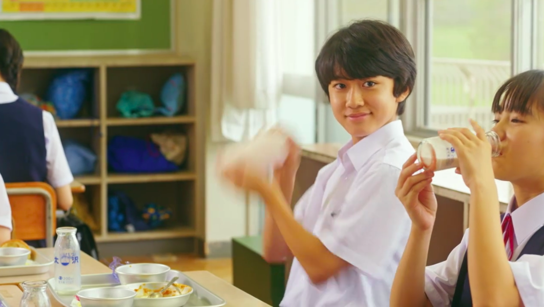 給食でミルメーク出ましたか？
