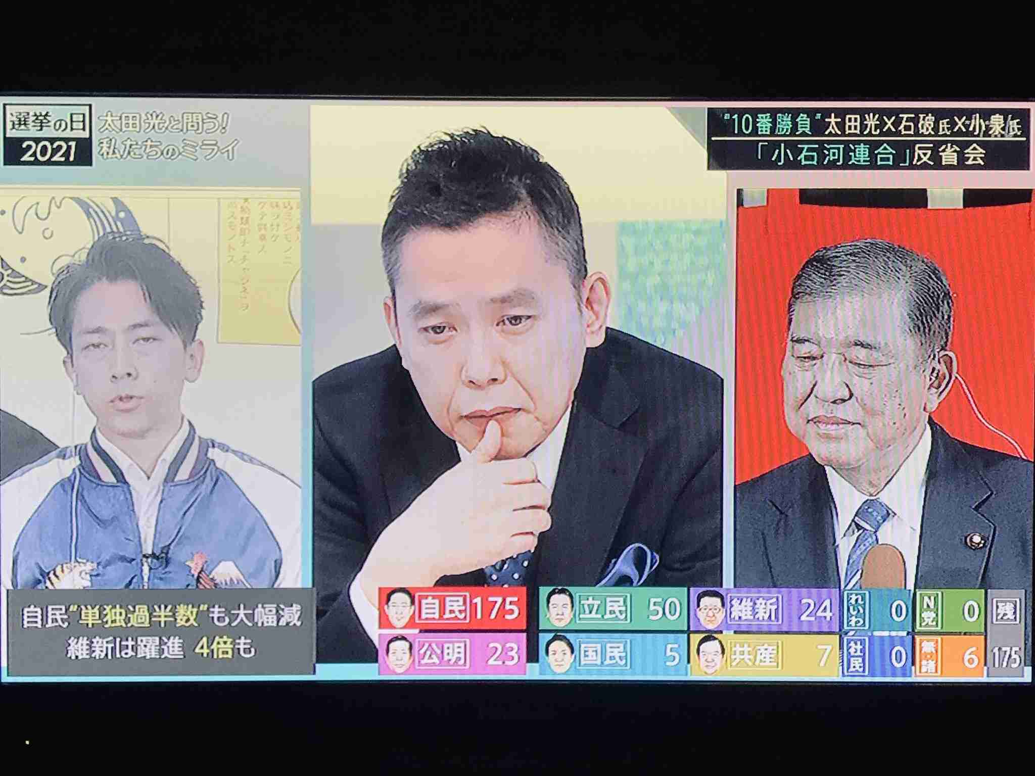 【実況・感想】衆院選2021 開票速報