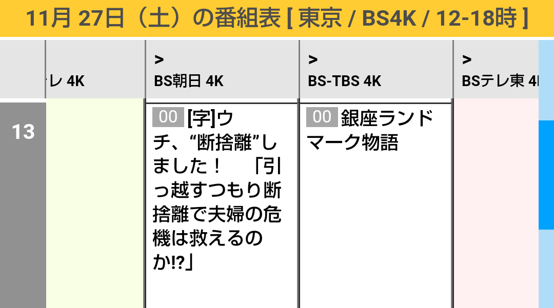 BS朝日・「ウチ、“断捨離”しました！」好きな人　part６
