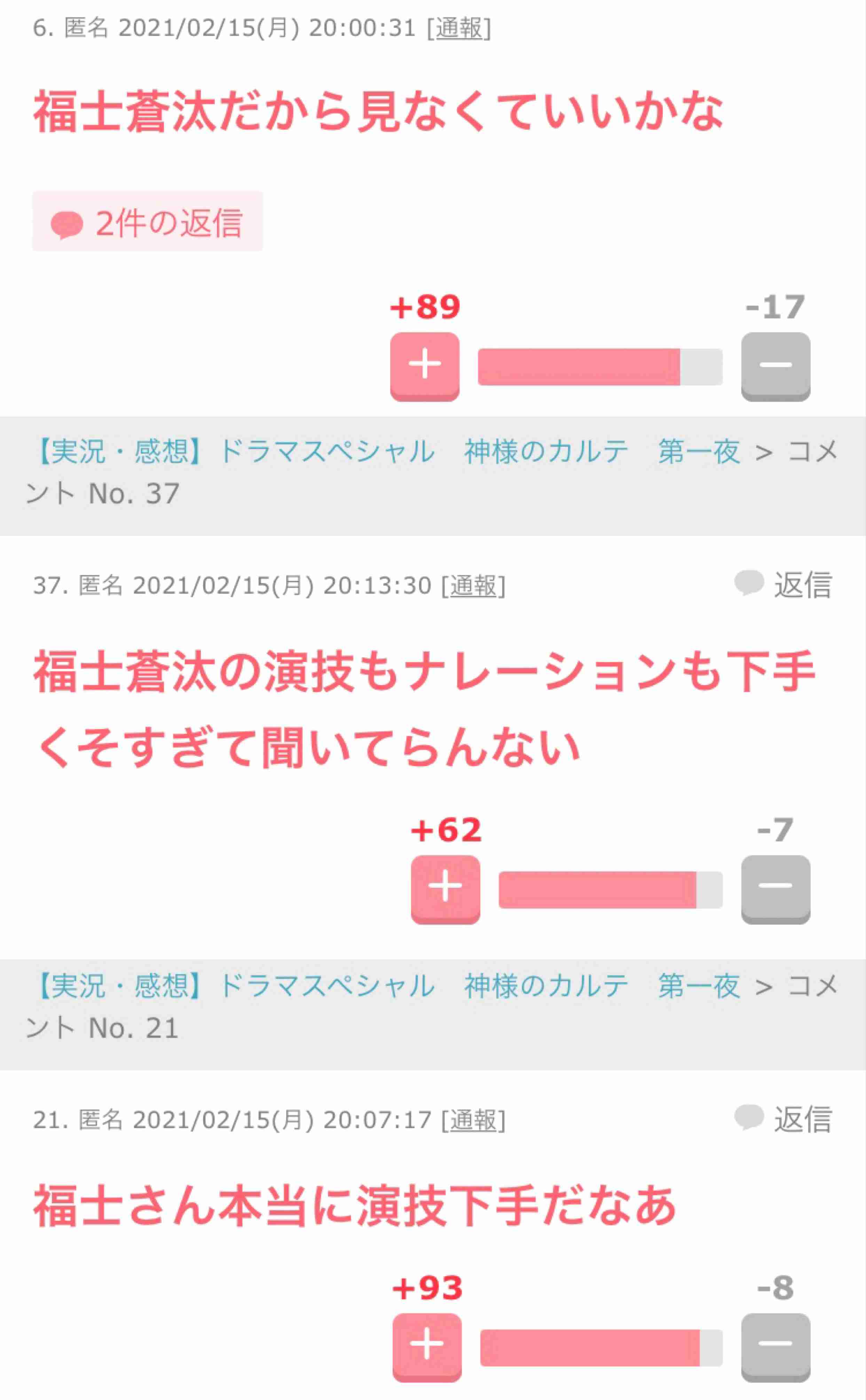 演技力を批判されがちな俳優さんのファン part2