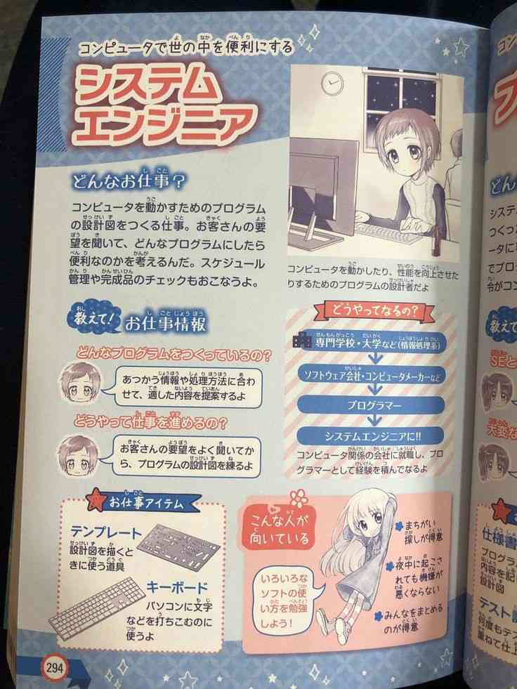 SE（システムエンジニア）!