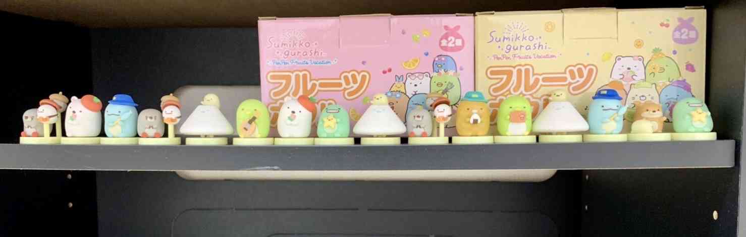 ガチャガチャや食玩バスボム玩具が大好き