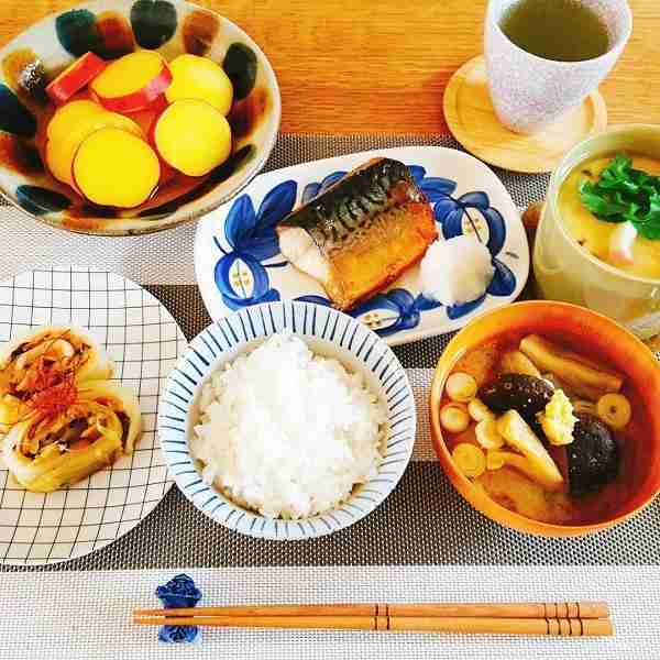 理想の朝食と現実の朝食
