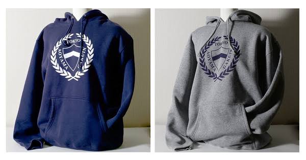 カレッジスウェットのアウター