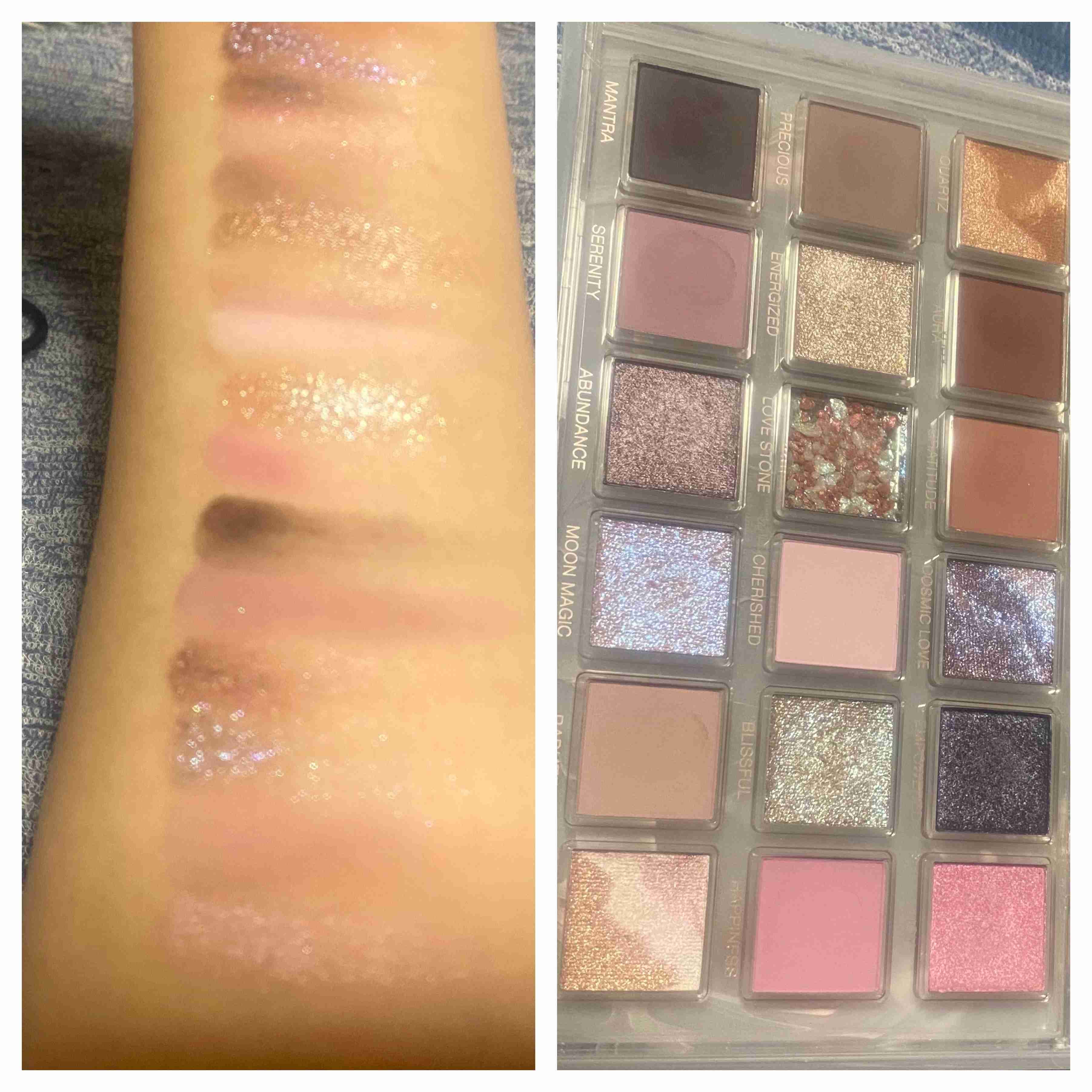 お気に入りのコスメのスウォッチを見せてください