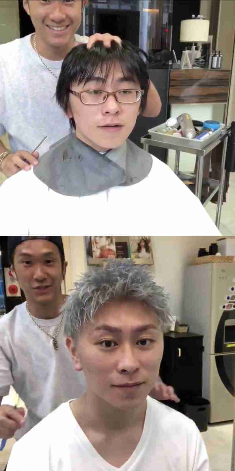 イメチェン前後の画像を貼るトピ