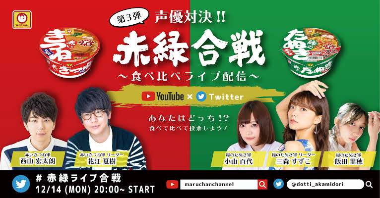 「あかいつきつね」と言いながら「みどりのたぬき」と打つだけのトピ