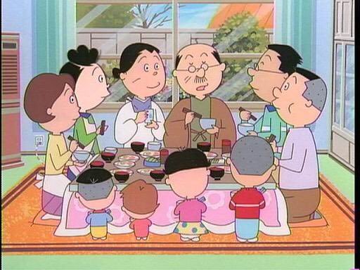 自分の家に親や親戚が集まる
