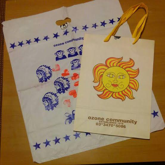 懐かしのショップ袋が見たい