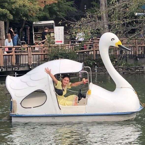 日本を満喫してる海外セレブの画像