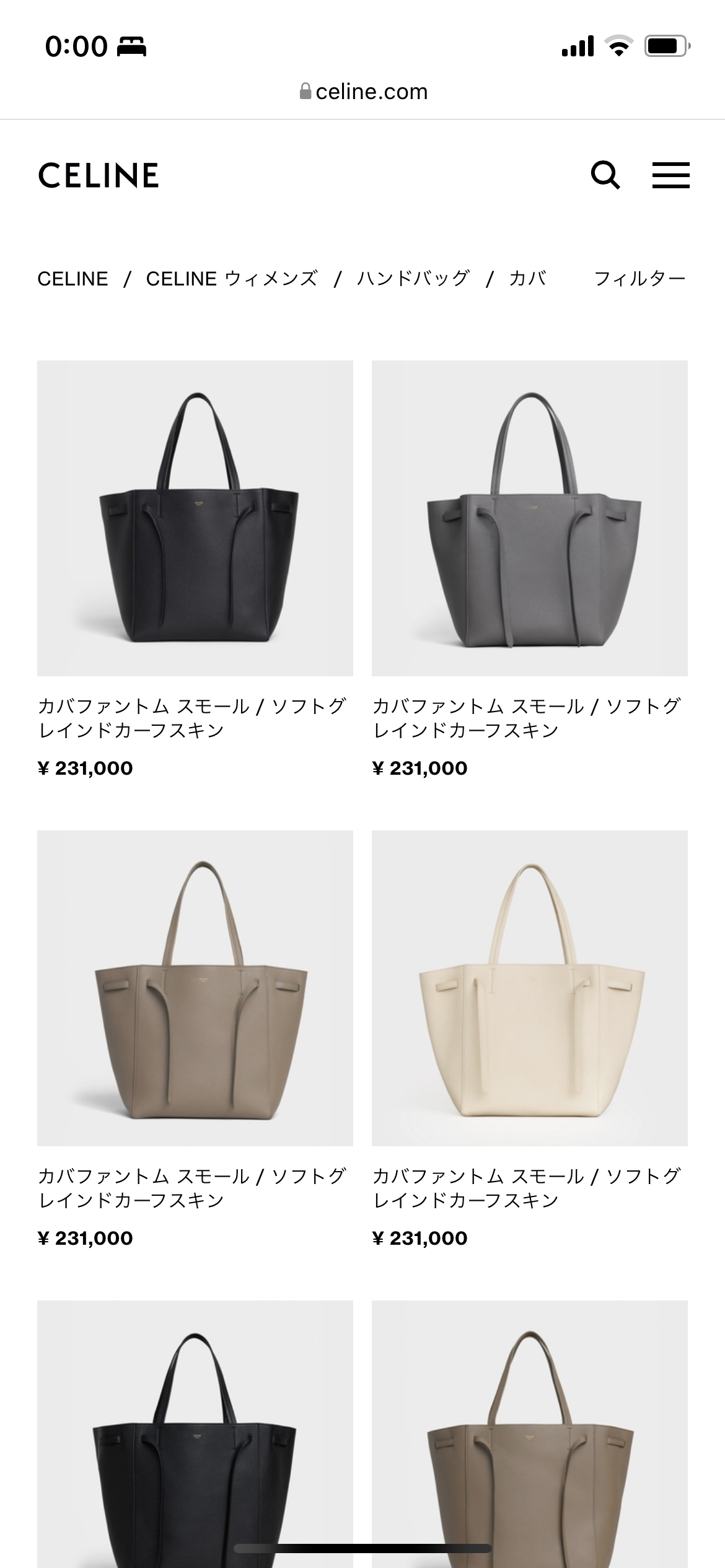 A4サイズのブランドバッグ