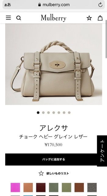 A4サイズのブランドバッグ