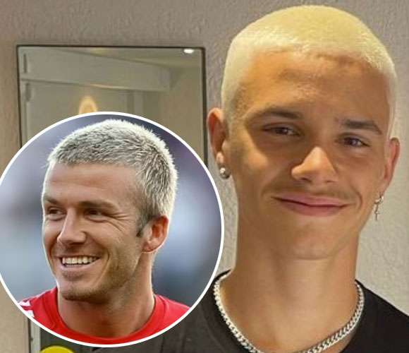 ベッカム家次男ロメオ、モデル恋人とレッドカーペットデビュー