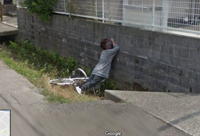 Googleマップに自分が写ってる人