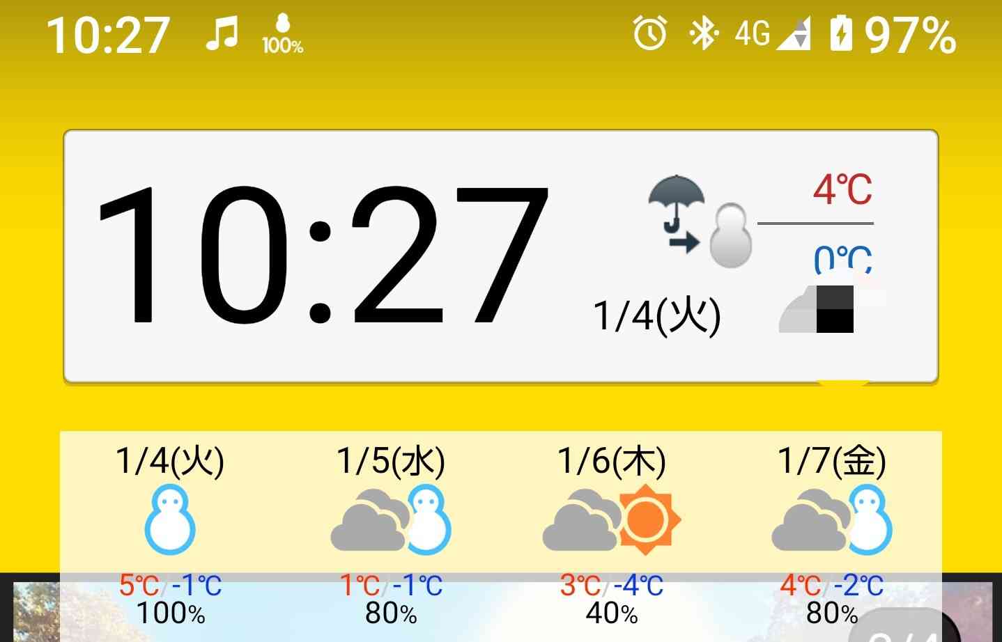 天気予報をよく見る