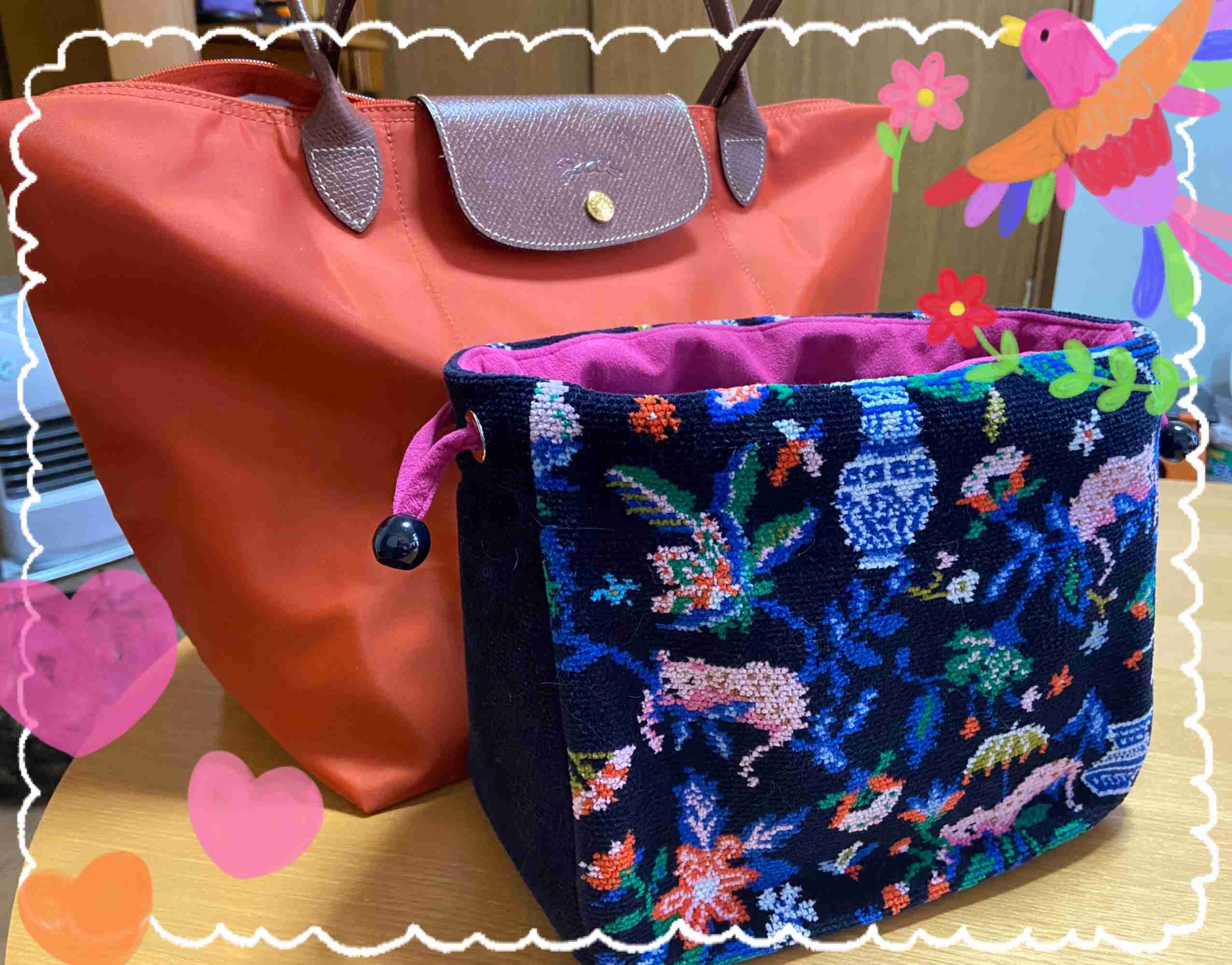 今日のバッグ見せて