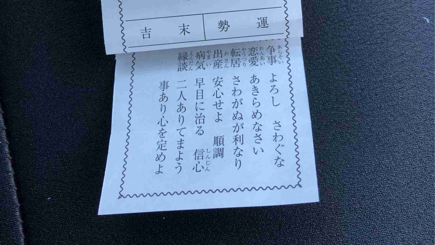 新年初のおみくじ、一つだけ異質すぎる項目が…　「あまりに辛辣」とネットに衝撃走る