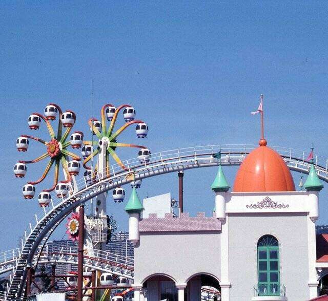 若い頃に遊んだ施設やスポットを懐かしむトピ。