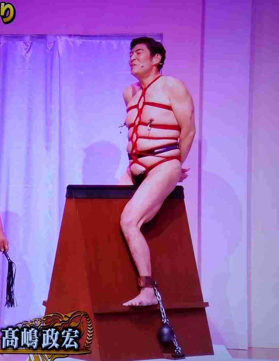 【閲覧注意？】高嶋政宏が放送事故レベルの〝緊縛姿〟で登場　視聴者ザワつく「大丈夫？」