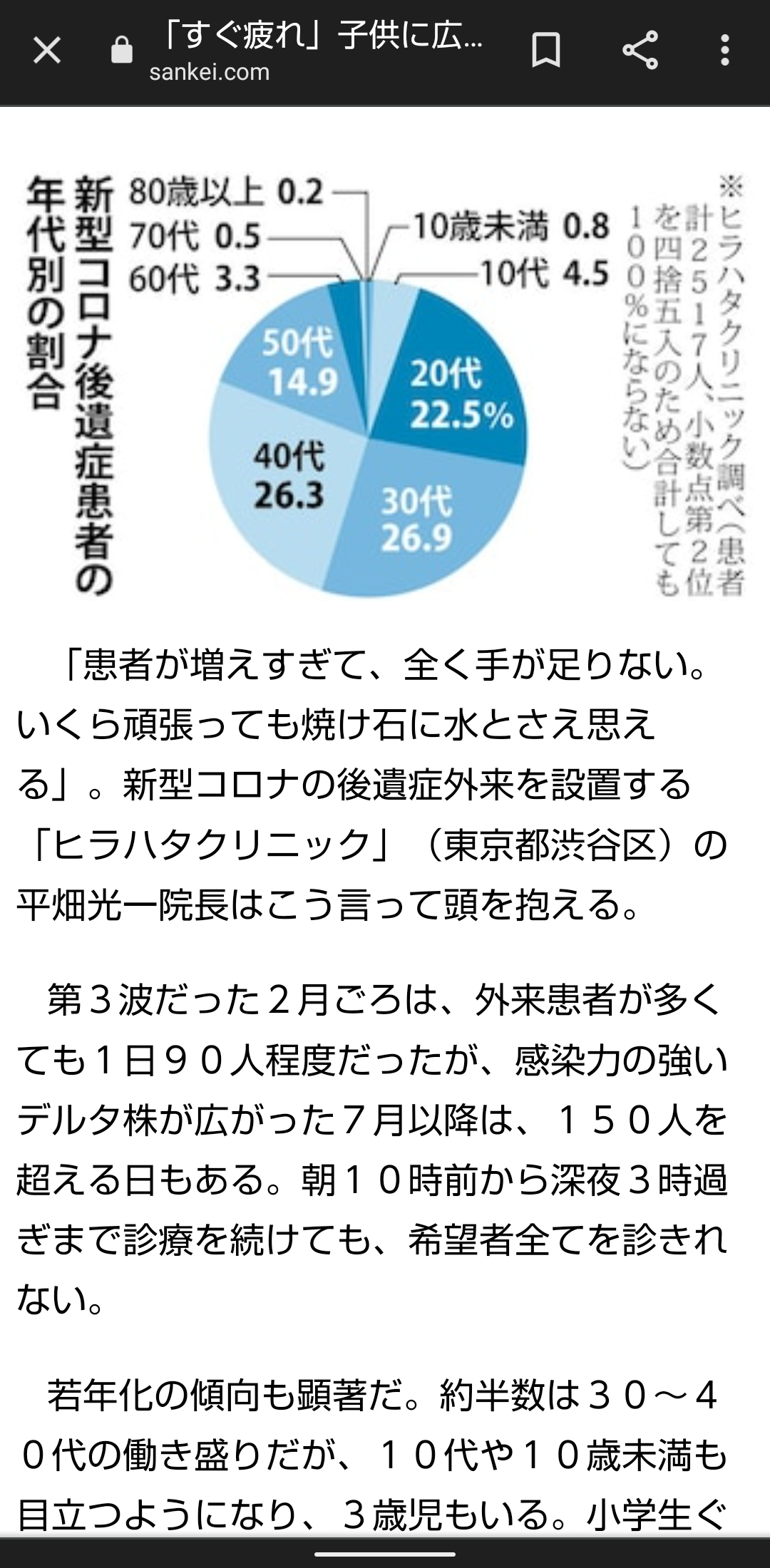 東京の新型コロナ感染者100人超の見通し 約3か月ぶり