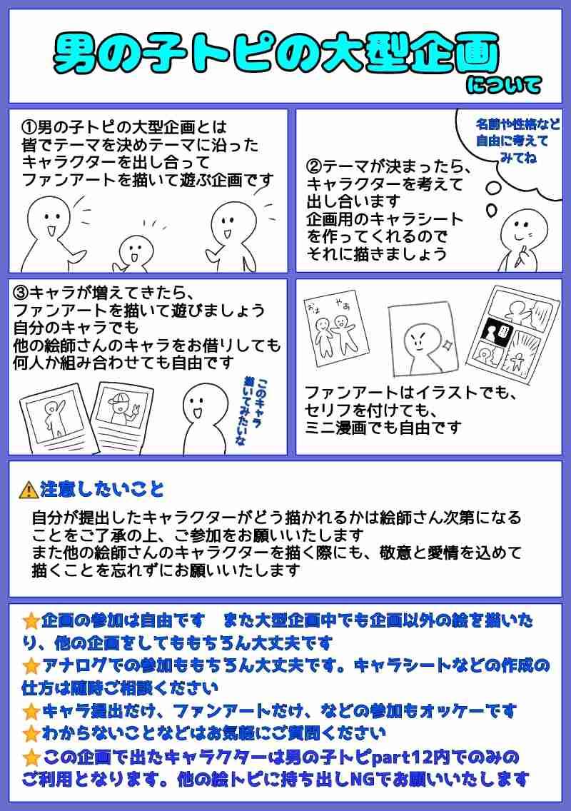 自分好みの男の子を描くトピ【Part15】
