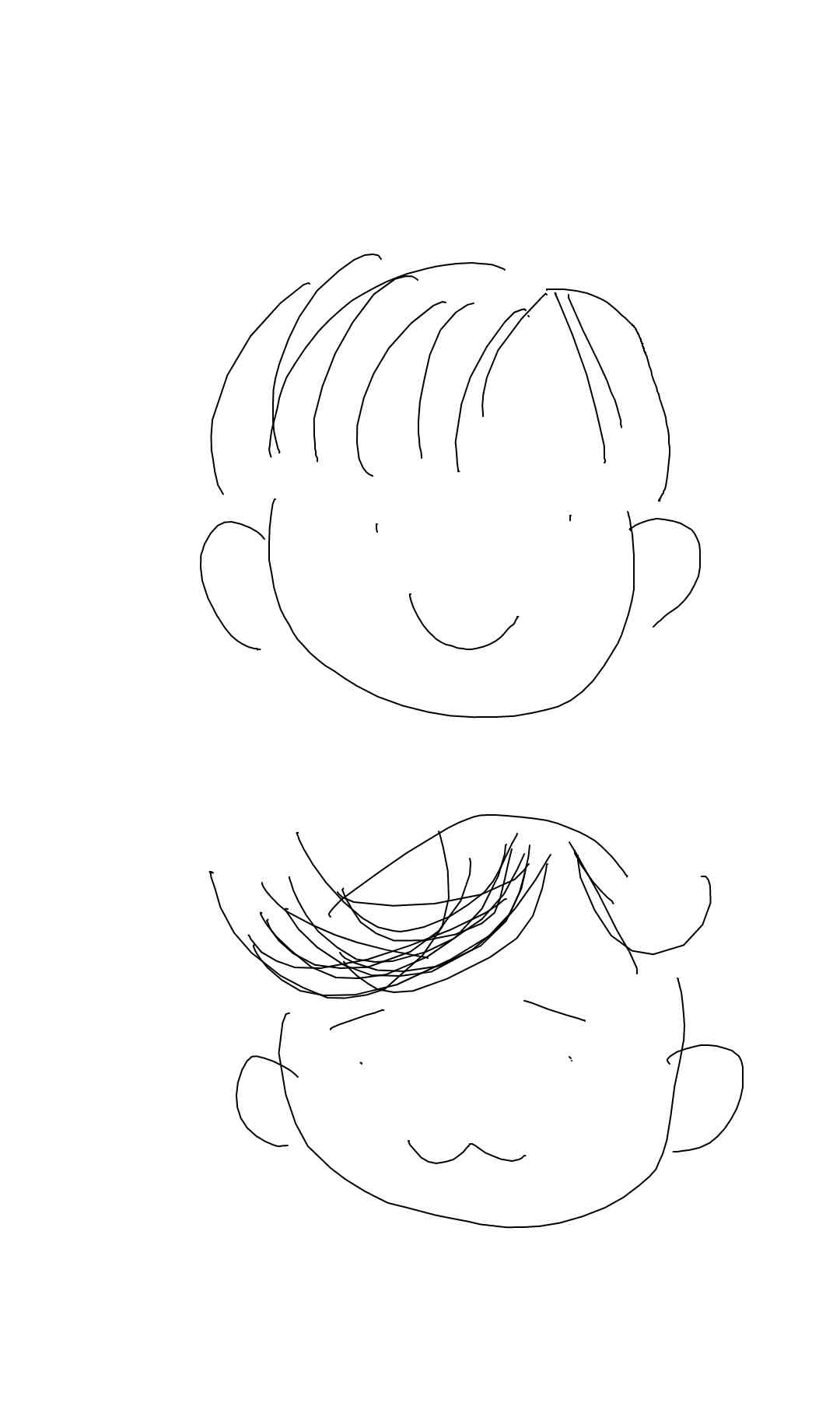 髪質ブスの人