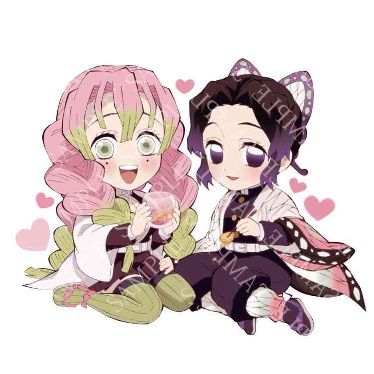 二次元・髪が2色以上のキャラ