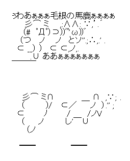 【2ちゃんねる】色んなアスキーアートがみたい