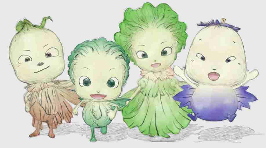 野菜を可愛くしてみるトピ