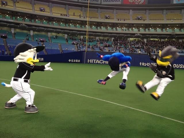 プロ野球マスコットキャラクター達のおもしろ画像part5