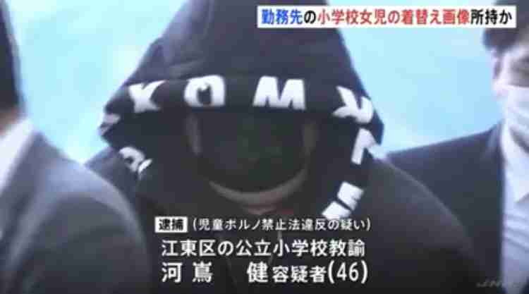 【独自】勤務先の小学校女児の着替え画像所持疑い 小学校教諭の男逮捕