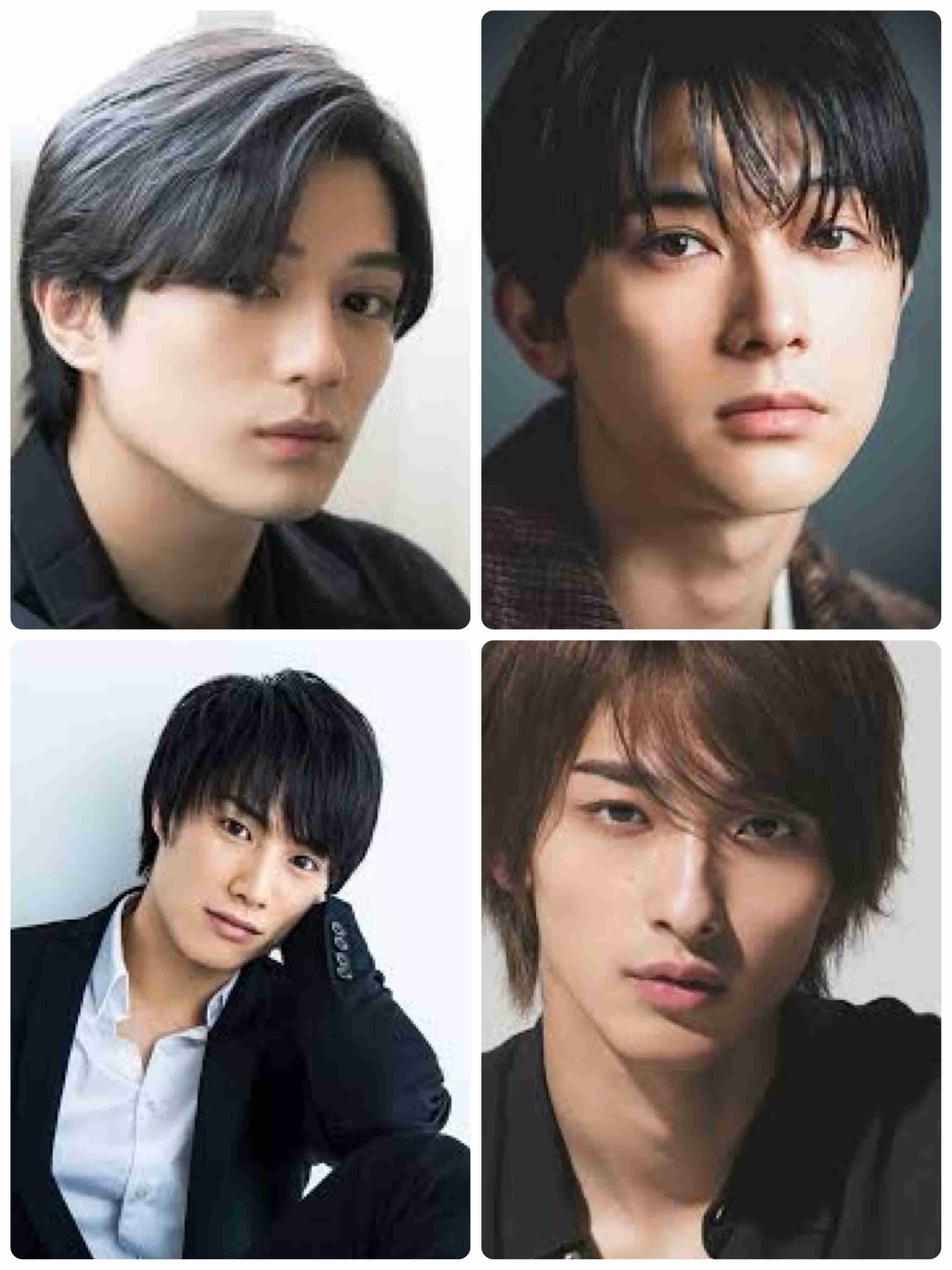 好きな顔4人集めてみた！【男性編part7】