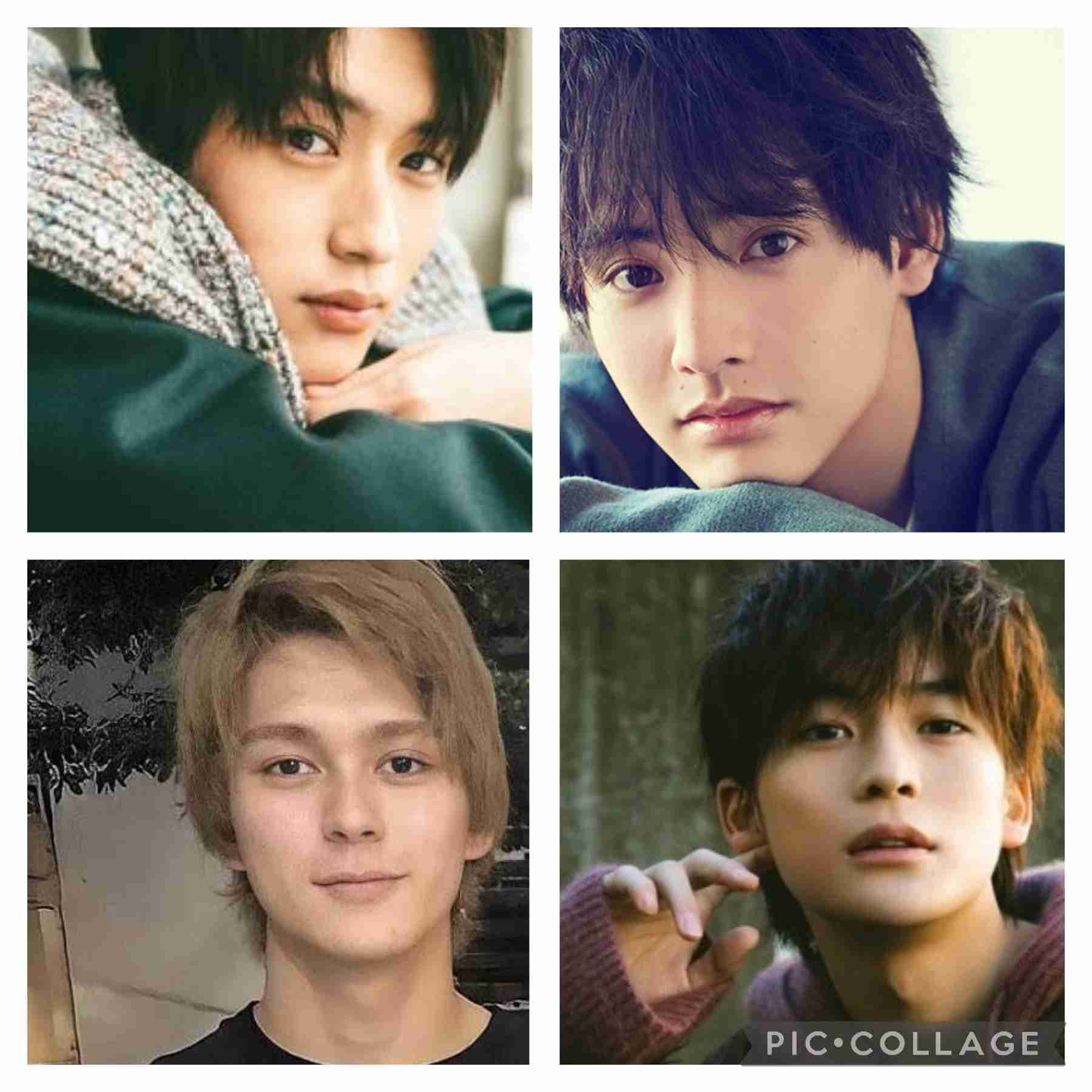 好きな顔4人集めてみた！【男性編part7】