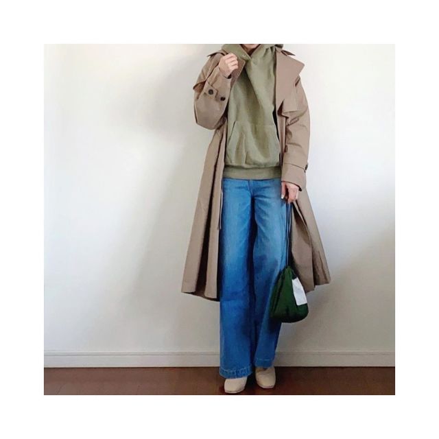 お洒落なパーカーコーデが見たい