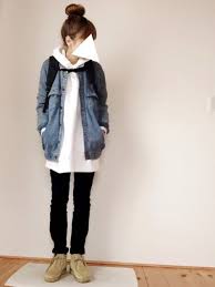 お洒落なパーカーコーデが見たい