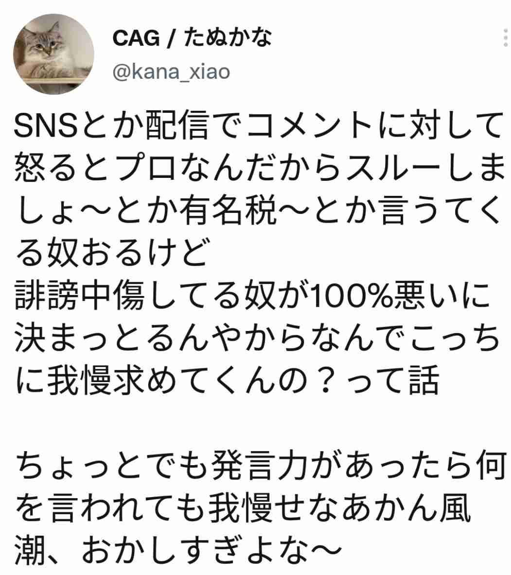 プロゲーマーたぬかなの〝問題発言〟を所属チームが謝罪 レッドブルは公式サイトから削除