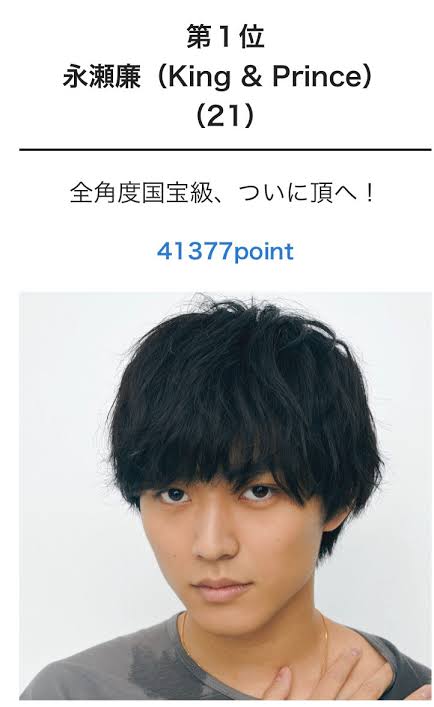 貴方が思う顔面国宝は!?