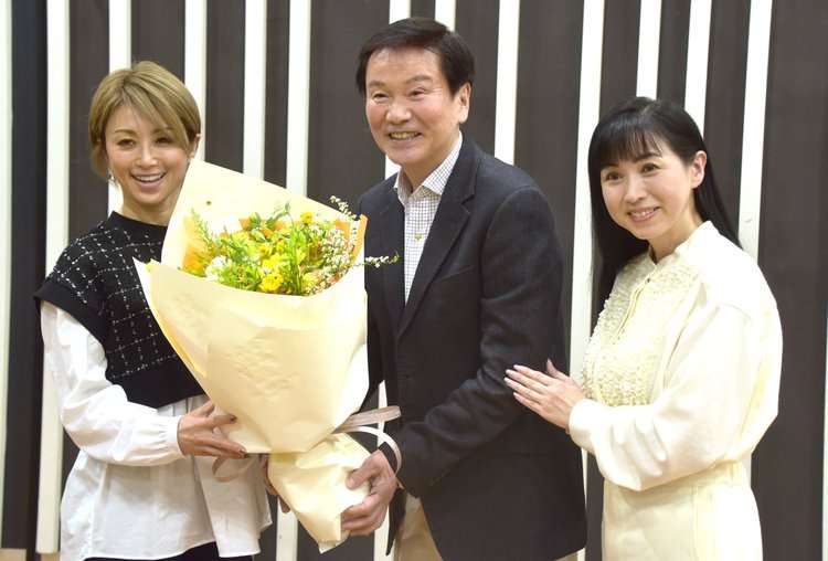 金髪ショートに変身したのりピーに大先輩の森田健作もドキッ!?