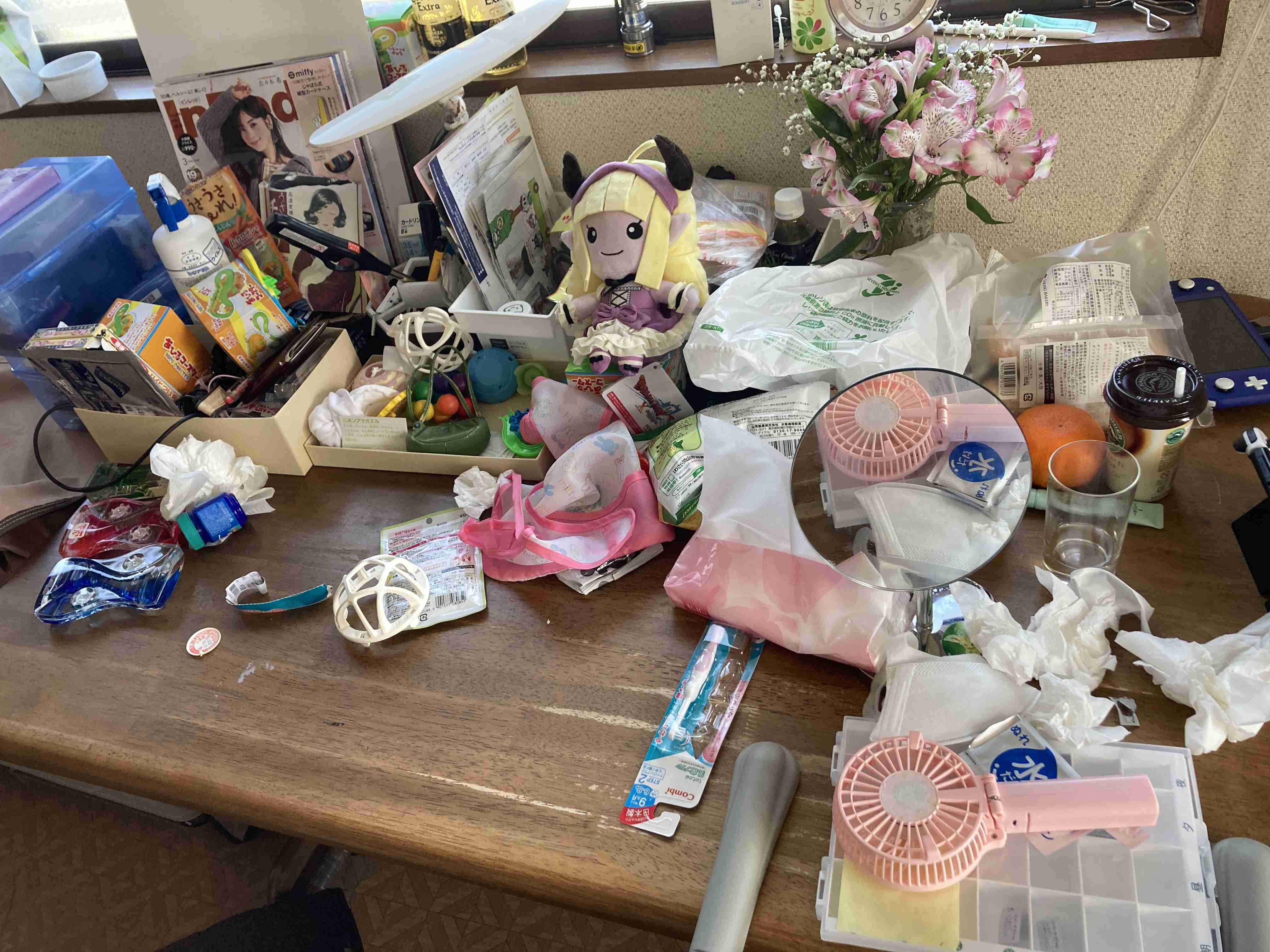 身バレしない程度に汚部屋を晒すトピpart4
